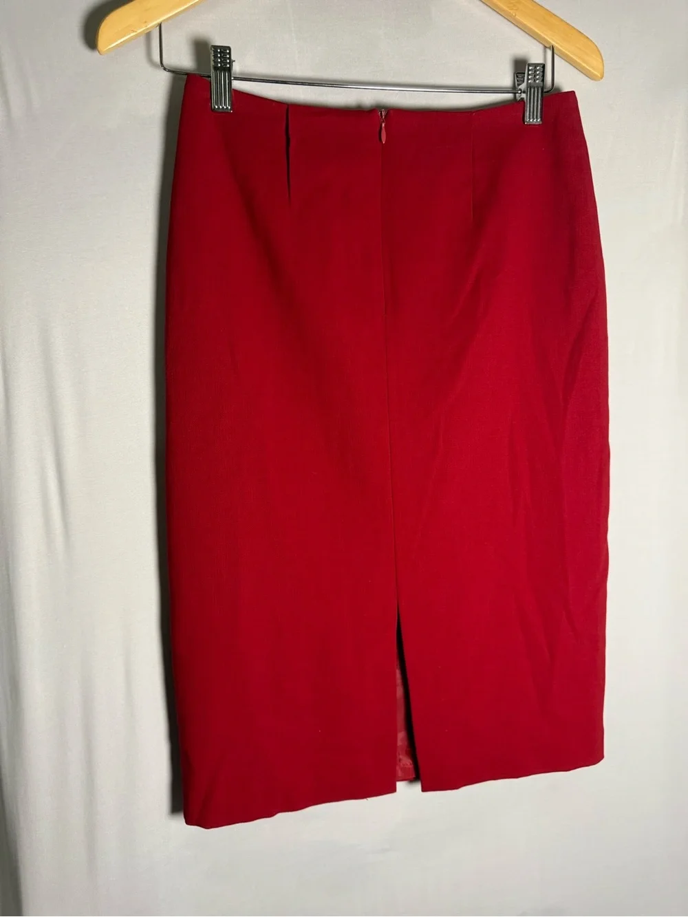 D.I.O. Petite Red Pencil Skirt Women’s Size 8 Australian Made Midi Career